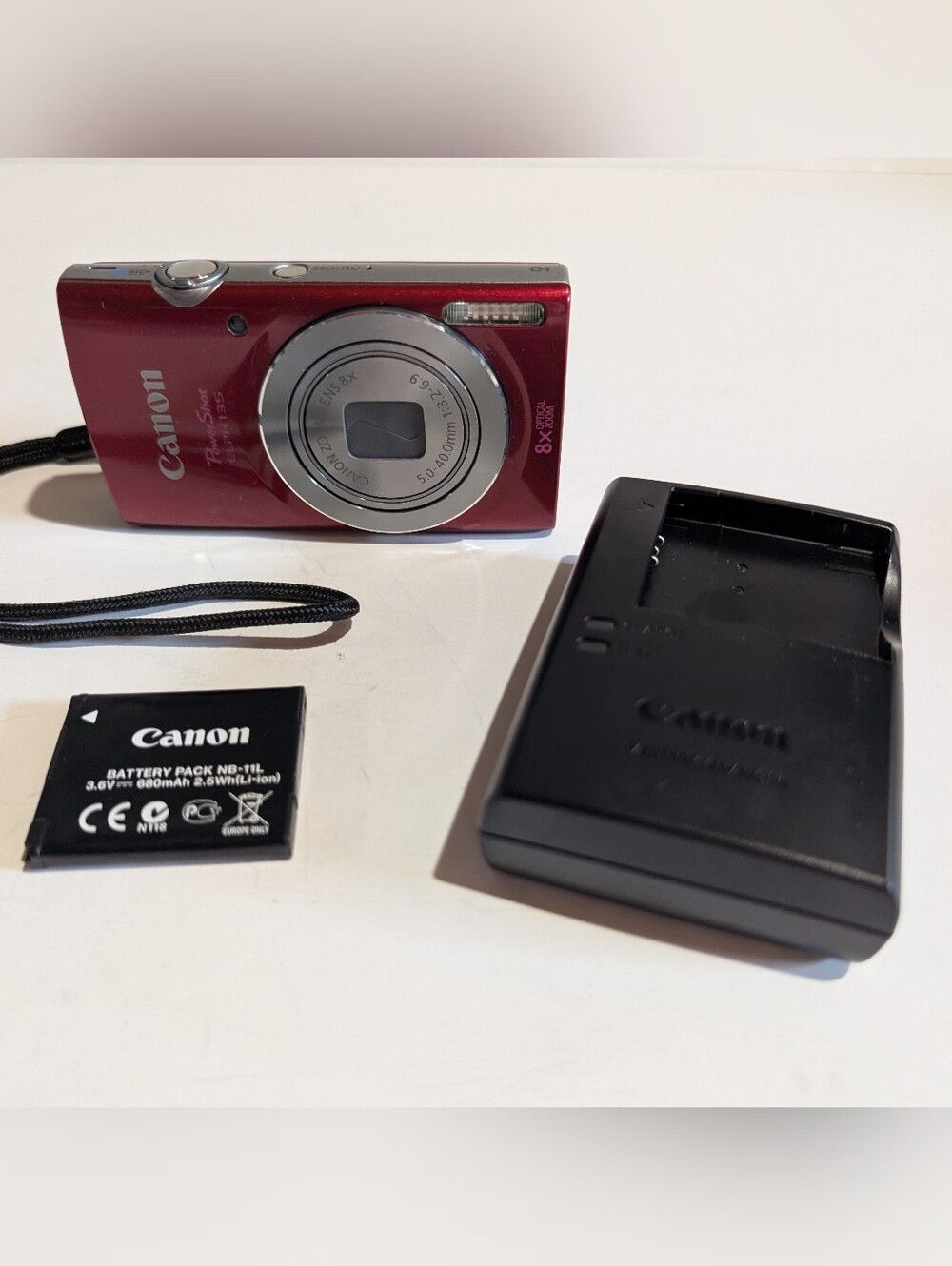 Canon Powershot Elph 135 Digital Camera Tested And  Works